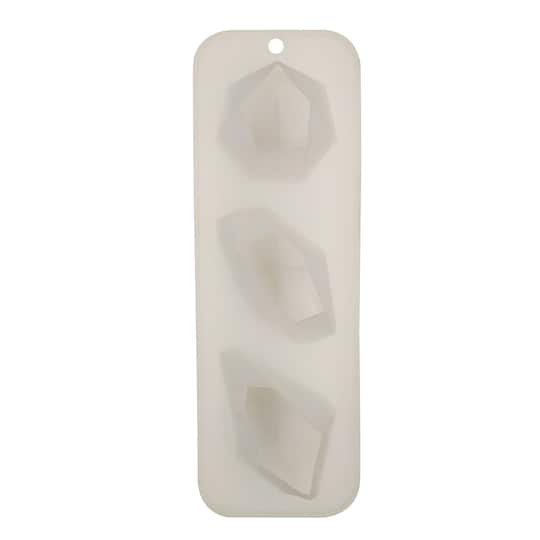 6 Pack: Gem Stone Silicone Candle Mold by Make Market®